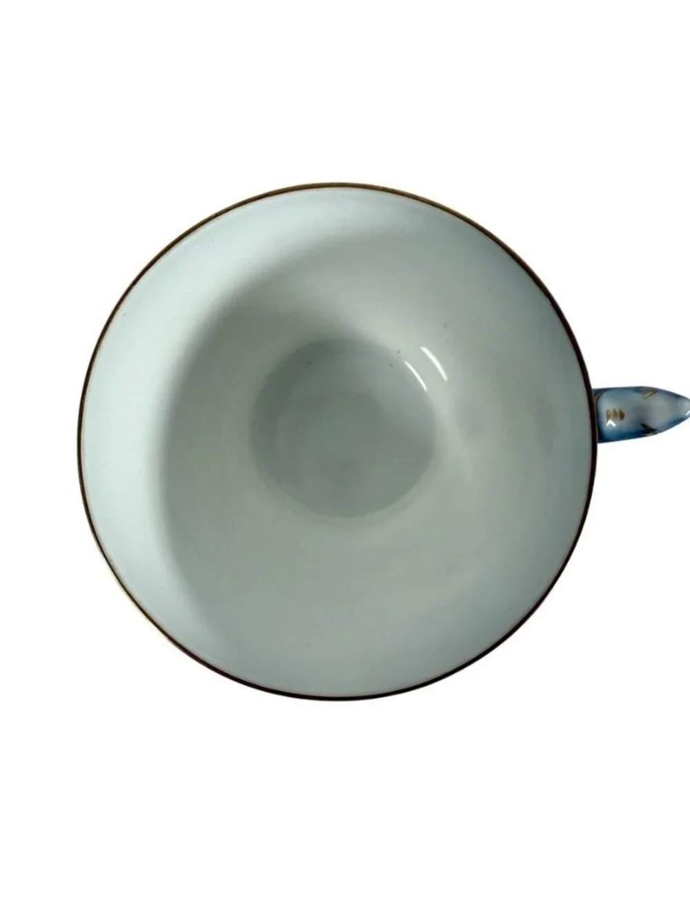 Bing & Grondahl Copenhagen Seagull Gold Rim Cup and Saucer Set of 8